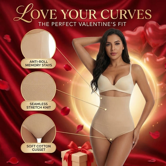 Postpartum High-Waist Shaping Bodysuit